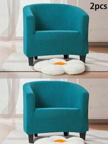 1pc/2pcs Elastic Chair Cover, Jacquard Sofa Cover, Anti-Scratch Chair Slipcover, Multiple Colors Available, Suitable For Single Chair Cover, Club Sofa Cover - Single Sofa Cover - View 17