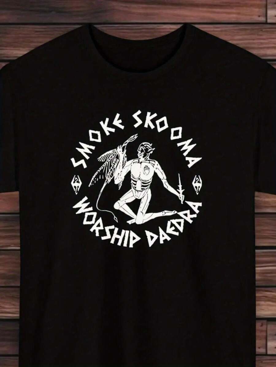 Camiseta unisex de manga corta, para hombreSkyrimNacido del DragónGráficoTee-OficialAncianoPergaminosJuegosCamisaCon características destacadasDaedraAdoraciónDiseño,NegroRegularAjusteTranspirableSuperiorparaSkyrimEntusiastas,CosplayConjunto de ropa&DiarioJugadorDesgaste,VentiladorMercancía,ImpresionanteImpresoras de playerashombre, , , Dazymujer,romwehombres, bohochic,maestrasregalos,camisetaparaconjuntos de mujercon curvasparamu,y2k, - Negro - Ver 1