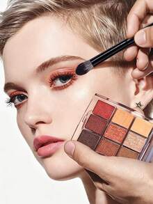 Bộ 2 cọ kẻ viền tam giác, cọ highlight hình ngọn lửa, cọ trang điểm sợi tổng hợp mềm mại, cọ má hồng, dụng cụ trang điểm cho người mới bắt đầu. - màu đen - Xem 7