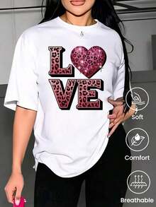 Camiseta de cuello redondo y mangas cortas de ropa fashion, fabricada en México, para la temporada primavera-verano 2025. Con estampado de dibujos animados, es un modelo de pareja, apta para usar tanto por dentro como por fuera, ideal para oficina y estilo casual, diseñada para hombres y mujeres, en unidad individual. - Blanco - Ver 1