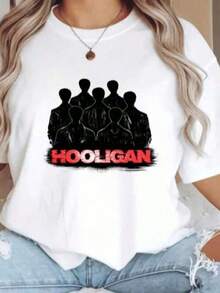 Camiseta de concierto Bangtan Arirang, camiseta divertida estilo hooligan, camiseta de concierto Bangtan Arirang, camiseta hooligan confeccionada con 100% algodón transpirable, perfecta para añadir un toque nostálgico y divertido a tus atuendos durante reuniones informales, eventos musicales o uso diario. Esta es una camiseta casual de manga corta con cuello redondo y estampado para hombre, ideal para el uso diario. Es un excelente regalo para amigos y familiares. La camiseta 100% algodón presenta un diseño juvenil y moderno, adecuada como camiseta con estampados tanto para hombres como para mujeres, ideal para la temporada de regreso a clases. También es una blusa holgada y cómoda para mujeres. Ropa Hombre Cosas Para Hombre Ropa De Mujer Women Clothing Casual Blusas Bonito - Blanco - Ver 8