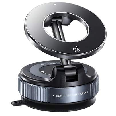 Giá đỡ điện thoại trên ô tô siêu từ tính được nâng cấp với đế hút chân không mạnh mẽ, khả năng xoay điều chỉnh, phù hợp với tất cả các dòng , điện thoại thông minh Android, ô tô và xe tải.
