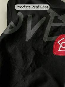 Camiseta de manga corta con cuello redondo suave y casual para mujer de verano |   Amor | Tops para salir, Estilo callejero europeo y americano, Casual deportivo, Estilo unisex, Estilo casual urbano, Tops bonitos, Generación Z, Curvas, Ropa Y2K, Camisetas divertidas, Tops de mujer, Conjuntos de vacaciones para mujer, Top lindo, Camiseta gráfica, Conjuntos de primavera, Camisetas holgadas, Ropa urbana retro, Estilo de los 90, Estilo de los 2000, Subcultura, Top negro, Tops blancos, Conjunto de fiesta de los 90. - Negro - Ver 3