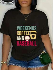 Camisetas unisexMujeresFines de semanaCafé&BéisbolGráficoCamiseta-InformalyRedondoCuelloCortoMangaSuperiorconCaféCopa&BéisbolMurciélagoImprimir,MáquinaLavablePara todas las estacionesComodidadparaFin de semanaConjuntos de ropaBéisbolJuegos&InformalVestimenta-PerfectoRegaloparas&CaféLovers,ropademujerblusasparadamacasualescamisasdemujerblusablusasparamujercamisas,DailycasualConjunto, RegularAjuste, DiarioCoincidencia, GráficoEstampado, DeportivocasualDiariocasualConjunto, RegularAjuste, DiarioCoincidencia, GráficoEstampado, Deportivocasual - Negro - Ver 1