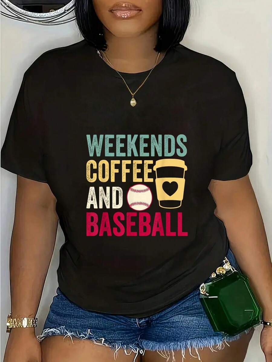Camisetas unisexMujeresFines de semanaCafé&BéisbolGráficoCamiseta-InformalyRedondoCuelloCortoMangaSuperiorconCaféCopa&BéisbolMurciélagoImprimir,MáquinaLavablePara todas las estacionesComodidadparaFin de semanaConjuntos de ropaBéisbolJuegos&InformalVestimenta-PerfectoRegaloparas&CaféLovers,ropademujerblusasparadamacasualescamisasdemujerblusablusasparamujercamisas,DailycasualConjunto, RegularAjuste, DiarioCoincidencia, GráficoEstampado, DeportivocasualDiariocasualConjunto, RegularAjuste, DiarioCoincidencia, GráficoEstampado, Deportivocasual - Negro - Ver 1