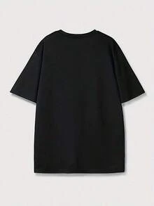 Women's And Unisex T-Shirts With The Slogan "I'm Not Short, I'm Funny-Sized" - 100% Soft, Breathable, And Confidence-Inspiring T-Shirt, Casual Short-Sleeved Crew Neck Top, Fun Body Positivity Gift. - 黑色 - 查看 3