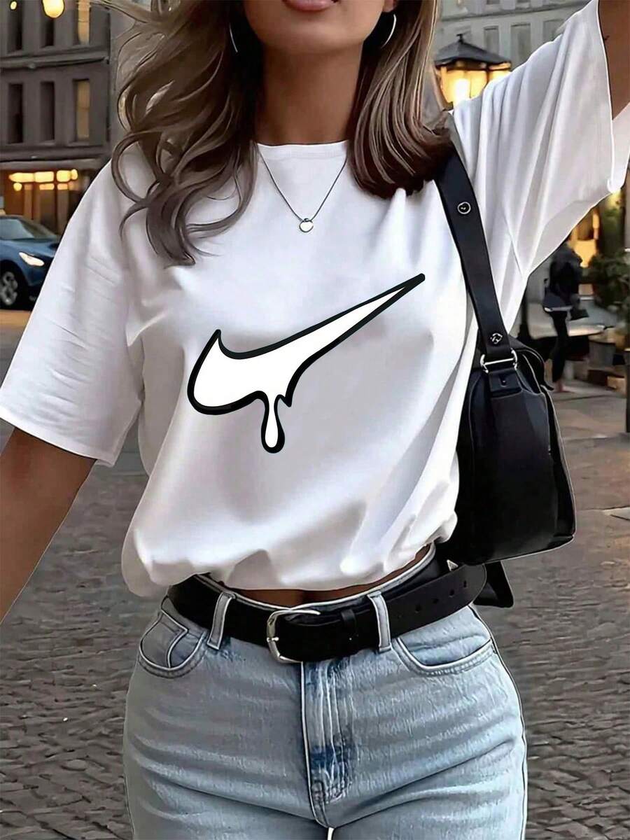 Women T-Shirts - 白色 - 查看 1