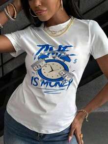 Women T-Shirts - White - View 1
