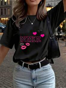 Women T-Shirts - Black - View 6