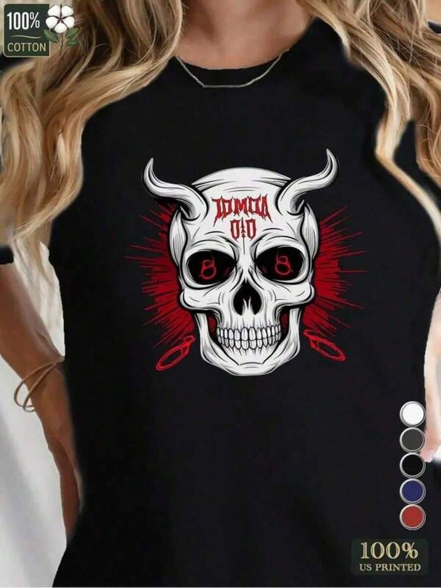 Camiseta unisex de manga corta, cuello redondo con estampado Toxic 69, %.Corte Holgado Para Ocasiones Informales.Mangas Cortas Para Climas Cálidos.Diseño Clásico De Cuello Redondo, Para Primavera Y Verano.Diseñexclusivamente Para Mujer.playeras hombre,spiderman,, mujer,romwe men,boho chic,maestras regalos,camiseta para mujerconjuntos curvy para mu,y2k, - Negro - Ver 1