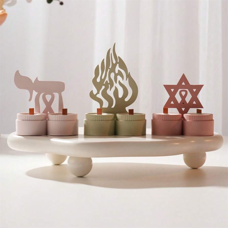 用于制作 Ha Esh Sheli 混凝土茶烛台的硅胶模具,适用于水泥石膏工艺品制作 - SZ686 - 查看 1
