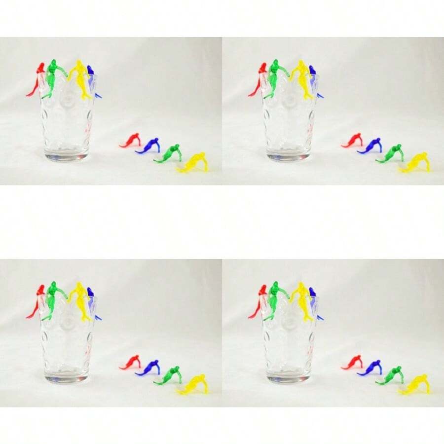 Mermaid Picks - Mermaid Cocktail Drink Markers - Case of 1000 by PartyTiki - como en la imagen - Ver 1