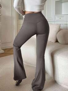 minimalistas de unicolor para mujer, para uso diario - Gris Oscuro - Ver 6