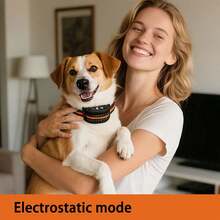 Automatic Bark Collar Dog Training Collar Rechargeable Waterproof Shock Collar For Small Medium Large Dogs Voice Activated Bark Control Collar USB Rechargeable Automatic Anti-Bark Training Collar Pet Supplies - Multicolor - View 4