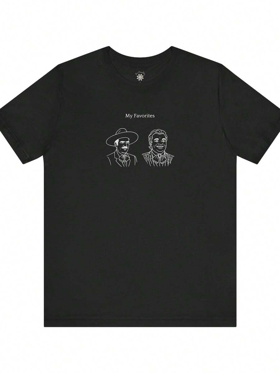 My Favorites (and Juan Gabriel)-Shirt - Negro - Ver 1