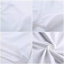 Camiseta con Estampado de Letras "Con Dios Todas las Cosas Son Posibles" para Mujer, Camiseta de Moda con Jesús Cristo, Camisetas Gráficas Religiosas Cristianas para Damas - Blanco - Ver 3