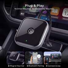 REMAX Adaptor CarPlay Nirkabel Mini, Colokan Ganda USB-A dan Type-C, Pasang dan Mainkan, Koneksi Otomatis Cepat 5.8G, Mengubah Kabel Menjadi Nirkabel, Mudah Digunakan di Mobil, Aksesori Mobil, Perlengkapan Mobil, Persediaan Mobil - Yg dijalin tali - View 6