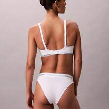 Calvin Klein Icon Cotton Modal Tanga QF8524 - White - View 3