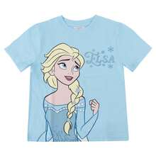 Cerdá Disney 冰雪奇緣短袖T卹，男女童款 - 舒適、輕盈、透氣，冰雪奇緣兒童T卹，休閒童裝，夏季理想之選 ⚫ 免費配送 ✅ 24/48小時送達西班牙（半島） - Azul Claro - 查看 1