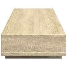 vidaXL Supporto Monitor Rovere Sonoma 100x27x15 cm Legno Multistrato - Multicolore - Visualizzare 4