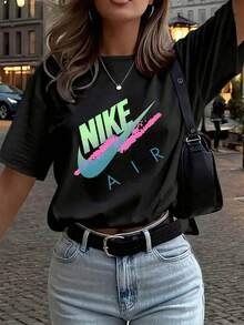 Women T-Shirts - Black - View 6