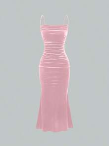 Women Midi Dresses - Pale Pink 2 - View 1