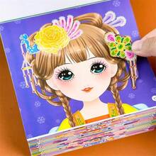 公主裝扮貼紙書女孩用－趣味DIY活動貼紙，可愛多彩，適合3歲以上兒童的教育魔法手工，生日、復活節、情人節、聖誕節創意禮物，派對小禮品，學校獎勵 - 2 Random Books - 查看 11