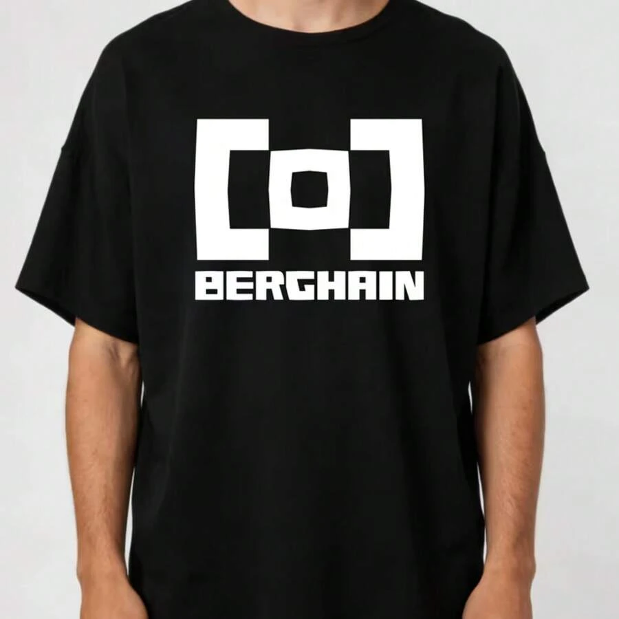 Printed T-Shirt For Men And Women - 黑色 - 查看 1