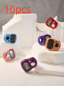 Mini Electronic Digital Ring Tally Counter, One-Click Reset Design, Silent Operation, Precise Counting Tool Designed For Chanting, Exercise Tracking, Inventory Checking, Class Attendance, Exhibition Traffic Statistics - Multicolor - View 12