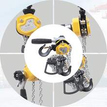 [SHZICMY]0.25T Lever Block Chain Hoist 1.5M 5Ft Chain Hoist Alloy Steel G80 Chain Ratchet Lever Hoist With Hook - 1/4T 10FT@GY-yB1700Q000-1 - View 4