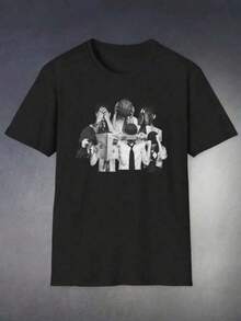 Camisetas de manga corta para hombre y mujer, Camiseta de  del Arirang, Camiseta gráfica de Bangtan Sonyeondan, Tops para mujer, Camiseta gráfica de , Diseño dulce, Ropa casual de verano, Ropa para clima caluroso, Camisetas para mujer, Camisetas para hombre, Playeras para hombre, , Y2K,, Regalos para tu novio, Retro Vintage, , . - Negro - Ver 6