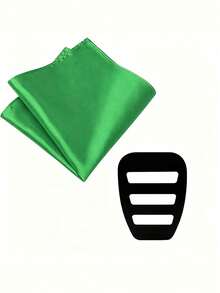 1 Set Men's Suit Pocket Square Holder Clips, Business Suit Handkerchief And Handkerchief Fixing Clips - Multicolor - View 15