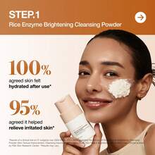 Korean Rice Glass Skin 4-Step Routine | Moisturizing Rice Enzyme Cleanser, Lightweight Milky Toner, Brightening Serum & Milk Moisturizer – Korean Skincare For Hydrating & Radiant Skin - Collagen - Xem 4