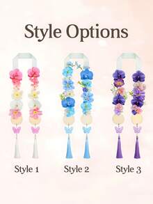 1pc Personalized Floral Graduation Lei, Customizable Text, Floral Graduation Lei With Tag, 2026 Graduate, Graduation Sash, Premium Photo Prop, Graduation Gift, Unique Gift - Multicolor - View 7