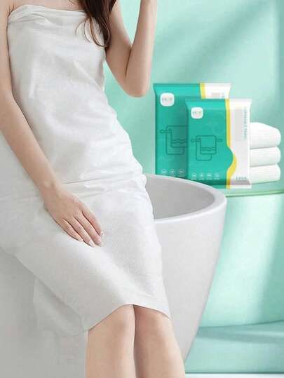 Disposable Travel Bath Towel, Portable Disposable Bath Towels,Large Thick Soft Non-Woven Towels, Individually Wrapped, Quick Dry No Soaking Needed, Hygienic For Hotel Camping Hiking Trip,Gifts For Family, Friends, And Loved Ones; Birthday Gifts, Mother'S Day Gifts, Anniversary Gifts, Back-To-School Gifts, Teacher'S Day Gifts