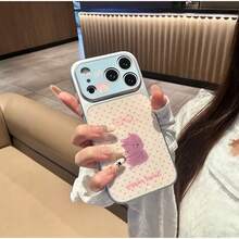 Cute Polka Dot Puppy Large Window Phone Case, Compatible With Apple 16/17 Pro Max/15 Pro, Women Protective Cover, 14/13 - Multicolor - View 5