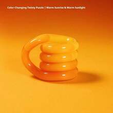 New: Rainbow Twist Rope Toy, Versatile Stress Relief Tool, TANG Pressure Release, Finger Dexterity Trainer, Vibrant Colored Toy, Rainbow Stretch/Wrap/Connect Creative Shapes, Office Stress Relief Toy, Anxiety Relief Toy - Surprise Gift - Birthday Gift - Christmas Gift - Halloween Gift - Perfect Gift - Gift - Toy - 水晶(粉紅色) - 查看 11