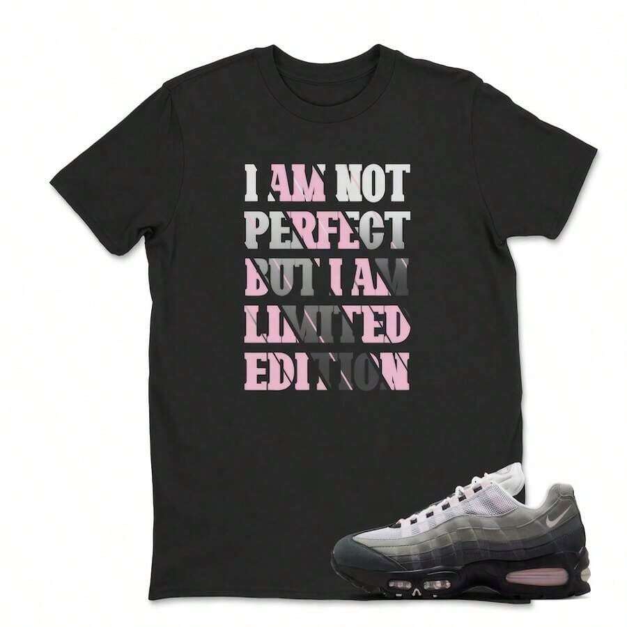 Women's Short Sleeve T-Shirt Maxs 95 Pink Foam Black White OG Big Bubble Shirt Match I Am Not, Best Gift, For Adults And Children, Hoodie, Sweater. - 黑色 - 查看 1