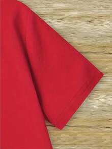 Short-Sleeved T-Shirt For Boys - Red - View 4