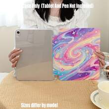 三折高透明亚克力保护套，带笔槽。可爱清新独特的三折高透明亚克力保护套。平板电脑保护套特点：三折支架设计，智能睡眠/唤醒功能 - 彩色 - 查看 9