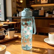 1pc 700ml Cute Children's Water Bottle With Straw, Portable For Outdoor/School Use, Ideal Gift For Kids, Best For Summer, Back To School Season - Multicolor - View 7