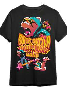Camiseta unisex, para hombreNeónRosa&VerdeSerpienteGuitarrista&BateristaBandaGráficoCamiseta-TranspirableSueltoAjusteCortoMangaTeeconMúsicaDiseño,RedondoCuelloInformalCamisaAdecuadoparaAficionadosMáquinaLavable,,ropademujer,blusasparamujer,topsdemujer,playerasdemujer,DailycasualConjunto, RegularAjuste, DiarioCoincidencia, GráficoEstampado, Deportivocasual - Negro - Ver 1