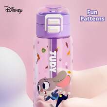 Bình nước Tritan di động dành cho trẻ em họa tiết hoạt hình Disney, dung tích lớn, cốc học sinh, cốc đôi dùng được cả nam và nữ cho mùa hè. - Nhiều màu - Xem 5