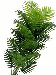 60-80cm Artificial Palm Tree, Large Tropical Turtle Back Bamboo Fake Coconut Tree With Green Leaves, Suitable For Home Garden Indoor Outdoor Wedding Party Decor - Green - View 8