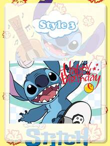Disney Phông nền sinh nhật in hình Stitch Aloha, với thiết kế rực rỡ lấy cảm hứng từ vùng nhiệt đới cùng nhân vật biểu tượng và dòng chữ "Chúc mừng sinh nhật" nổi bật. Được làm từ chất liệu vải nhẹ, bền với hình in sống động, chống phai màu, phông nền chống nhăn và có thể tái sử dụng này rất lý tưởng cho các bữa tiệc sinh nhật theo chủ đề, chụp ảnh kỷ niệm hoặc trang trí bàn bánh, mang đến không khí Hawaii vui tươi, hoài cổ cho bất kỳ lễ kỷ niệm nào. - Nhiều kiểu dáng - Xem 7
