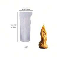 Cetakan Silikon Lilin Aromaterapi Seri Ikon Santo DIY 3D Relief Potret Lilin Religius Buatan Tangan Aromaterapi - ikon - View 5