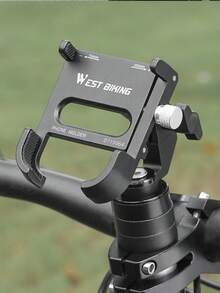 WEST BIKING 自行车耳机手机支架 自行车铝合金手机支架 山地公路车手机支架 多功能360度旋转自行车配件 - 多色 - 查看 7