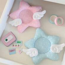 Y2K Cute Angel Star Coaster, Japanese Sweet Girl Polka Dot Desktop Decor With Wings - Color - View 11