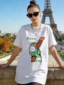 Camiseta de manga corta con cuello redondo suave y casual de verano para mujer, tops para salir, algodón, vintage, estilo callejero europeo y americano, casual deportivo, estilo unisex, estilo casual urbano, tops bonitos, Gen Z, curvy, ropa Y2K, camisetas divertidas, tops para damas, conjuntos de vacaciones para mujer, top lindo, camiseta gráfica, conjuntos de primavera, camisetas holgadas, ropa de calle retro, estilo de los 90, estilo de los 2000, subcultura, top negro, tops blancos, atuendo de fiesta de los 90. Negro - Blanco - Ver 3