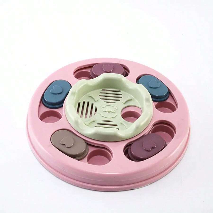 宠物慢食碗,猫狗互动益智喂食器玩具 - 旋轉漏網 - 查看 1